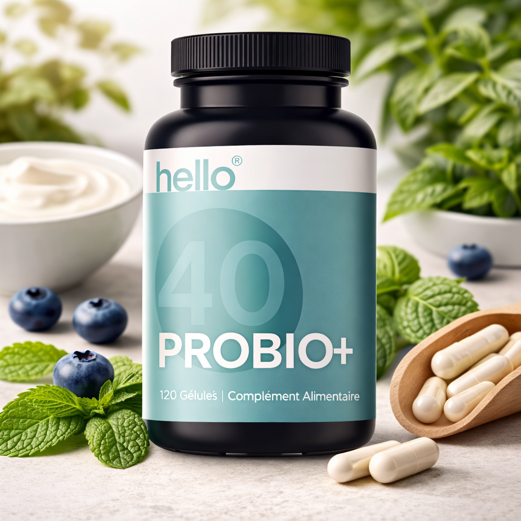 Probio+ Helloforty : Votre Allié Bien-être pour une Flore Intestinale Équilibrée