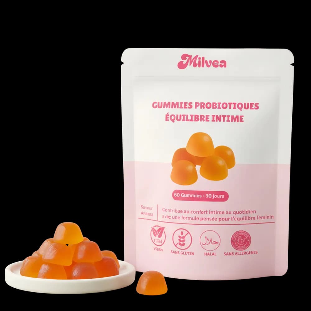Milvea Gummies Probiotique : Renforcez votre flore intime naturellement