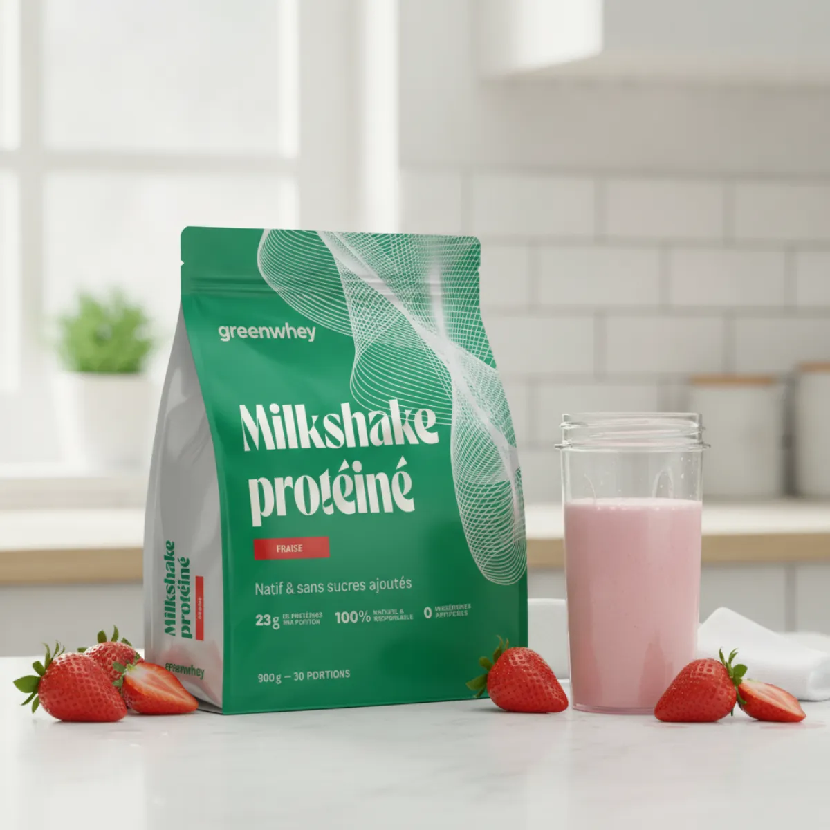 GreenWhey Milkshake Protéiné : mon avis après 4 semaines de test