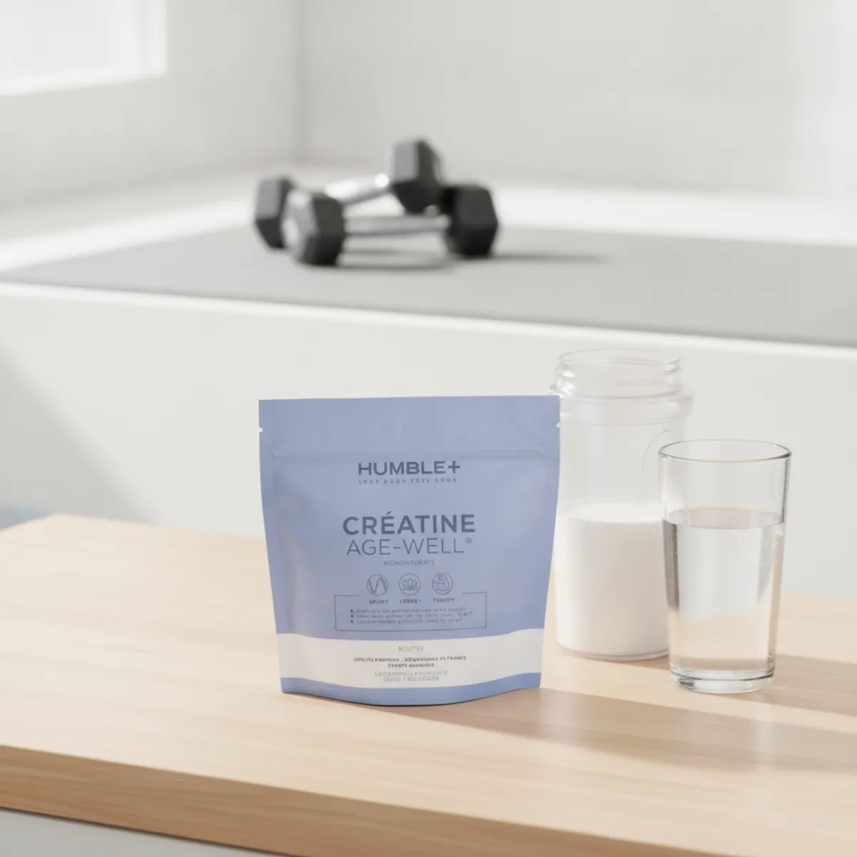 Mon avis sur la Créatine Age-Well de Humble+ après un mois