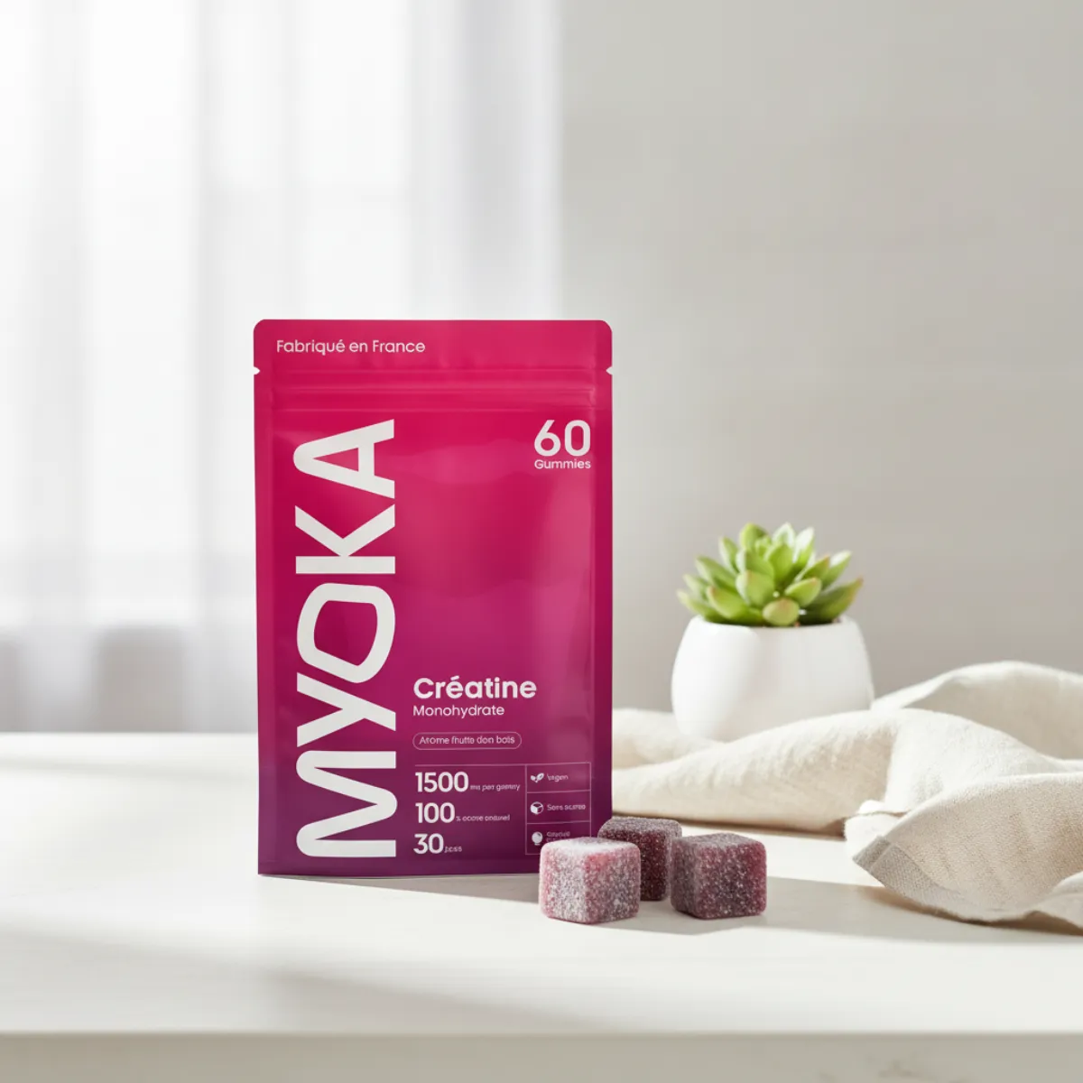 Avis Myoka Gummies Créatine Fruits des bois : mon test honnête