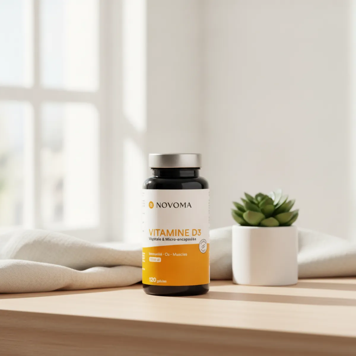 Avis Novoma Vitamine D3 : mon test de la D3 végétale 2000 UI
