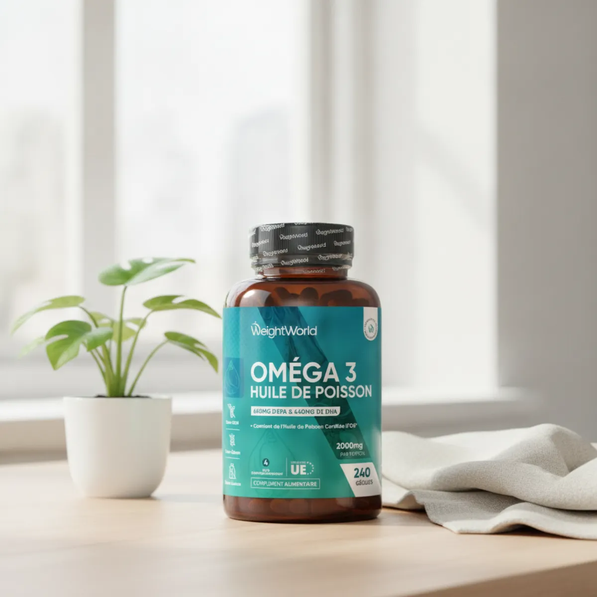 Avis Oméga-3 Huile de Poisson WeightWorld : mon test honnête