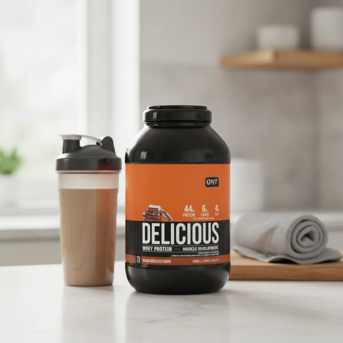 Mon avis sur la Delicious Whey Protein de QNT