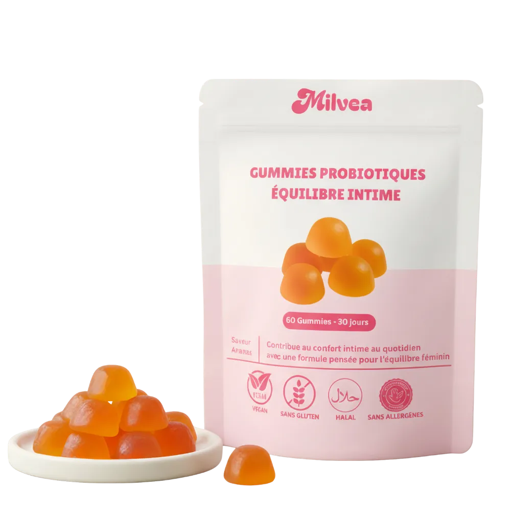 Milvea Gummies Probiotique : Renforcez votre flore intime naturellement