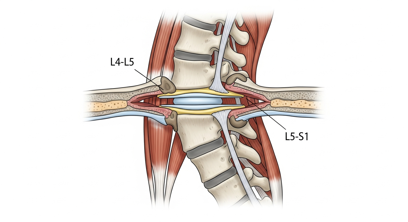 Arthrose Inter Apophysaire L4-L5-S1 : Causes