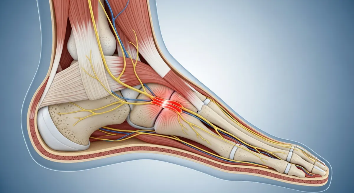 Compression nerveuse cheville : causes et solutions