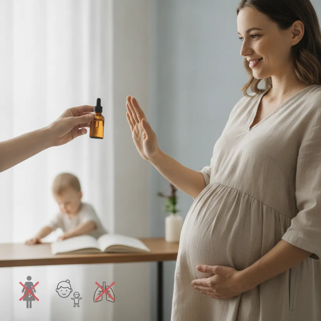 Les huiles essentielles de la Cure Sommeil Viterapy sont déconseillées aux femmes enceintes, asthmatiques et jeunes enfants